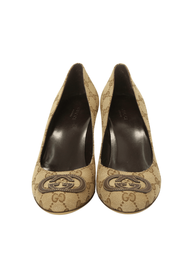 GG CANVAS PUMPS 36.5