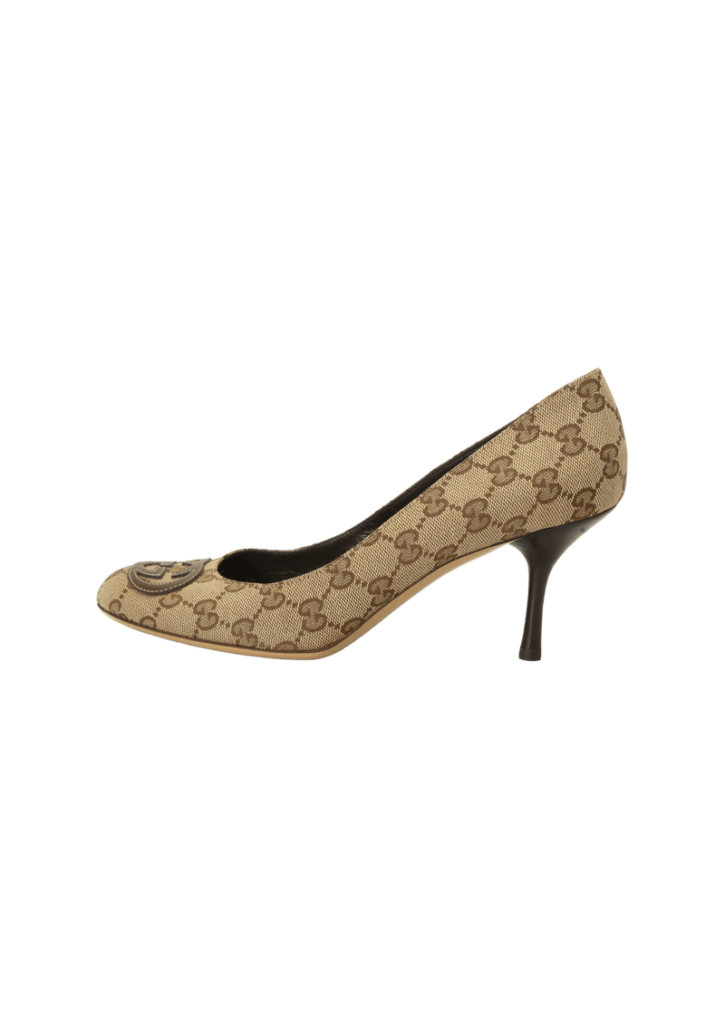 GG CANVAS PUMPS 36.5