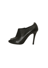 LEATHER PEEP TOE 36
