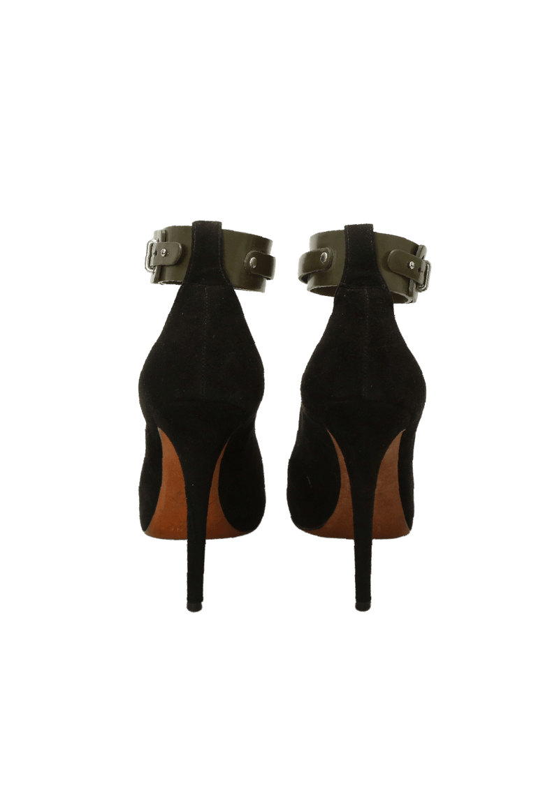 SUEDE PUMPS 35