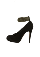 SUEDE PUMPS 35