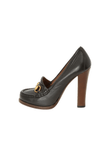 CALFSKIN HORSEBIT ALYSSA PUMPS 36