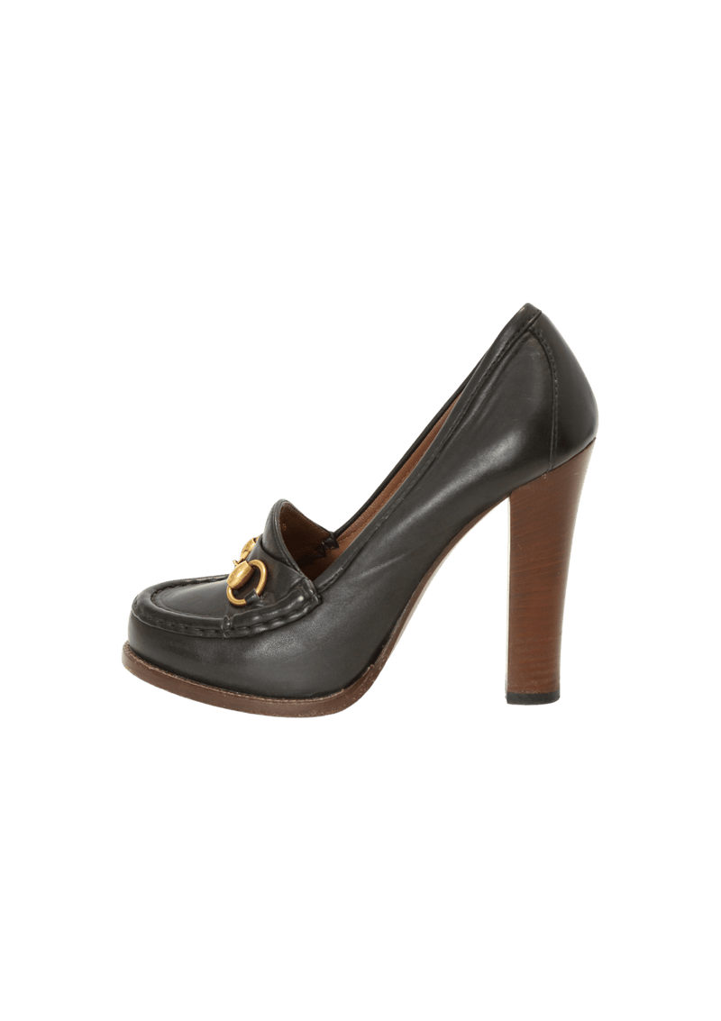 CALFSKIN HORSEBIT ALYSSA PUMPS 36