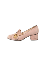 DOUBLE G LOGO FRINGE SUEDE 35.5