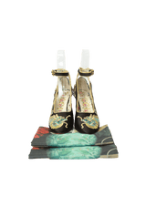 SATIN DRAGON CASPAR PUMPS 37