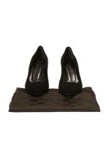 SUEDE BAMBOO PUMPS 36