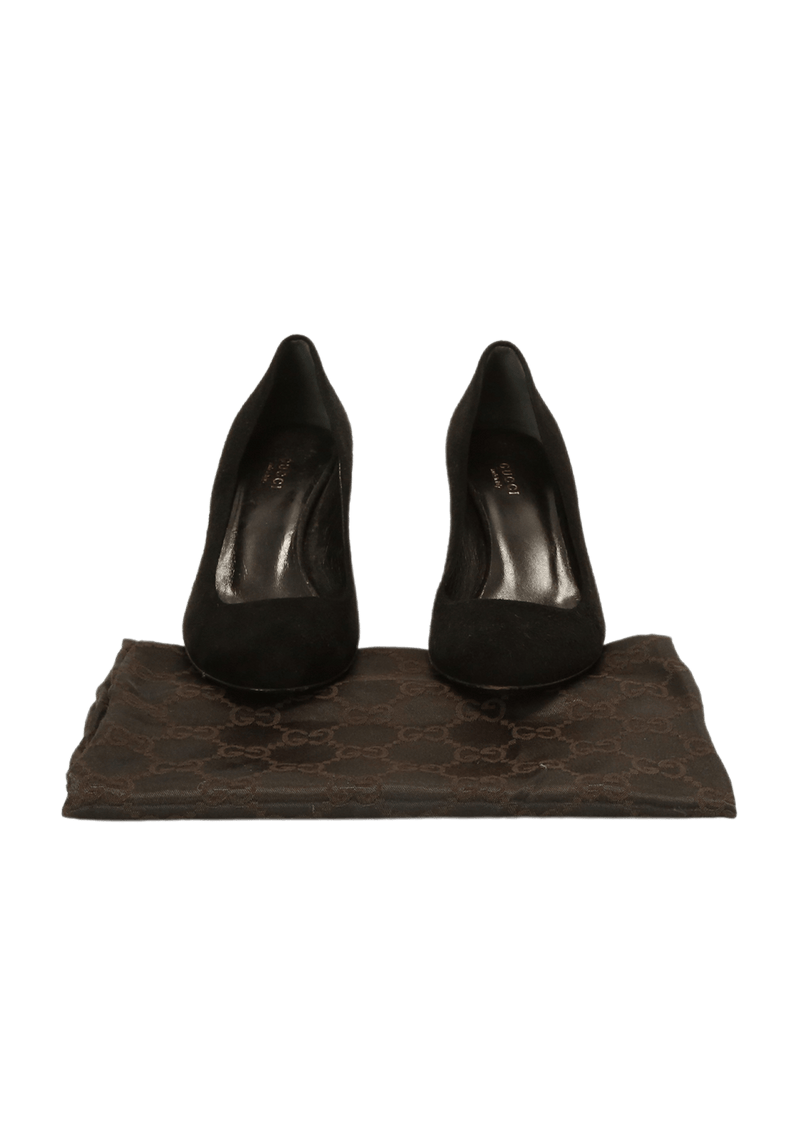 SUEDE BAMBOO PUMPS 36