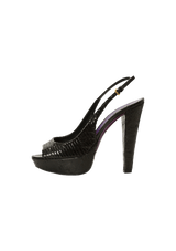 SLINGBACK PEEP-TOE 36.5