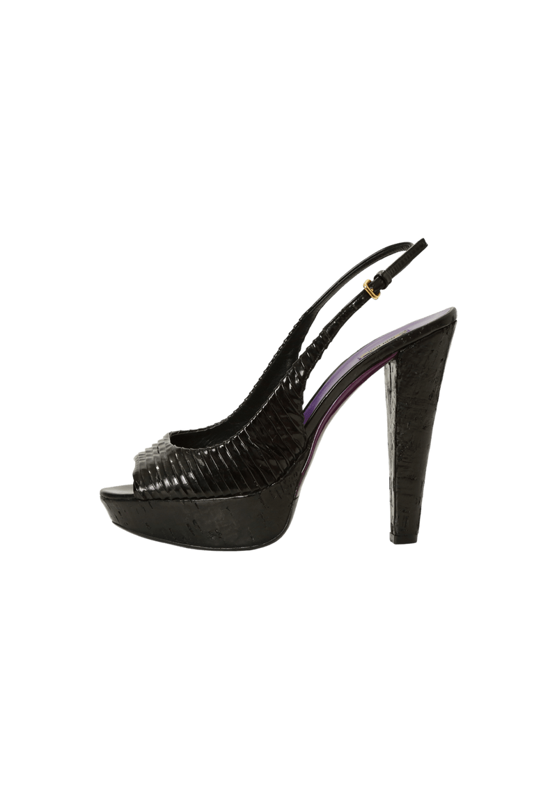 SLINGBACK PEEP-TOE 36.5