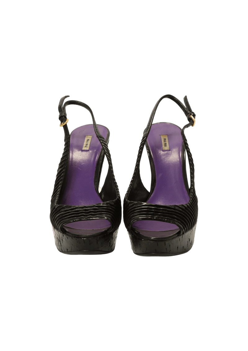 SLINGBACK PEEP-TOE 36.5