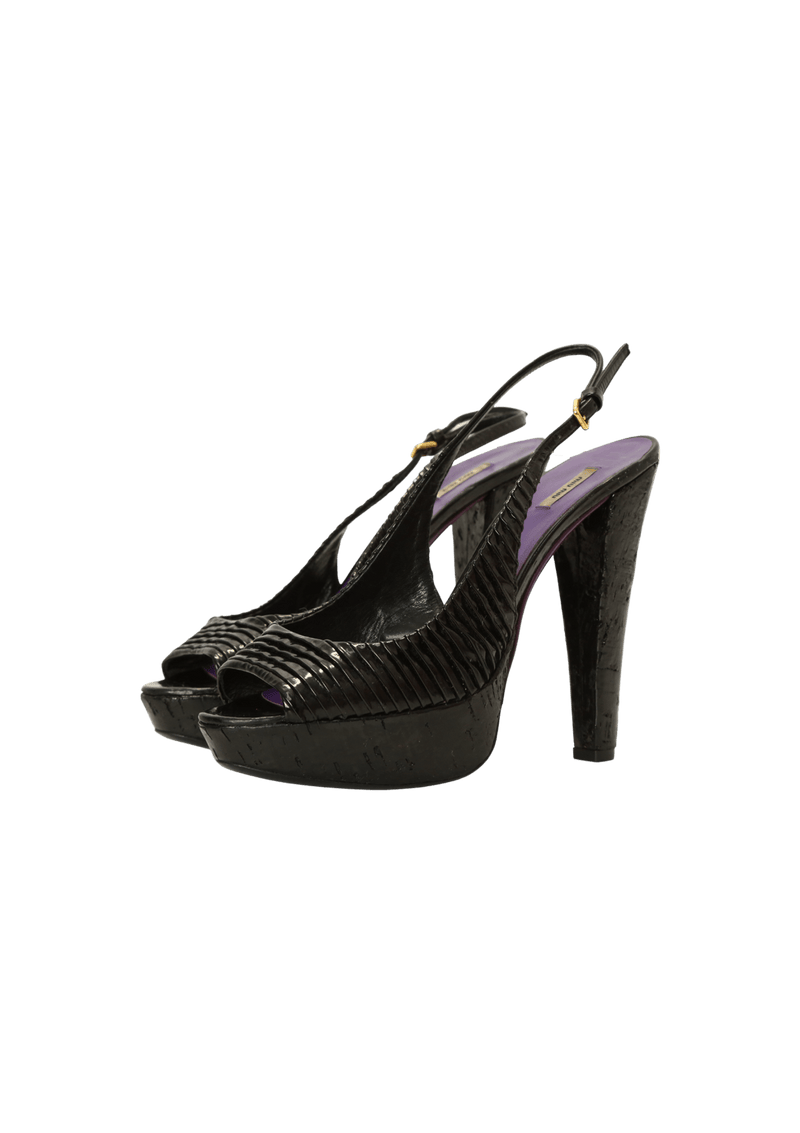 SLINGBACK PEEP-TOE 36.5