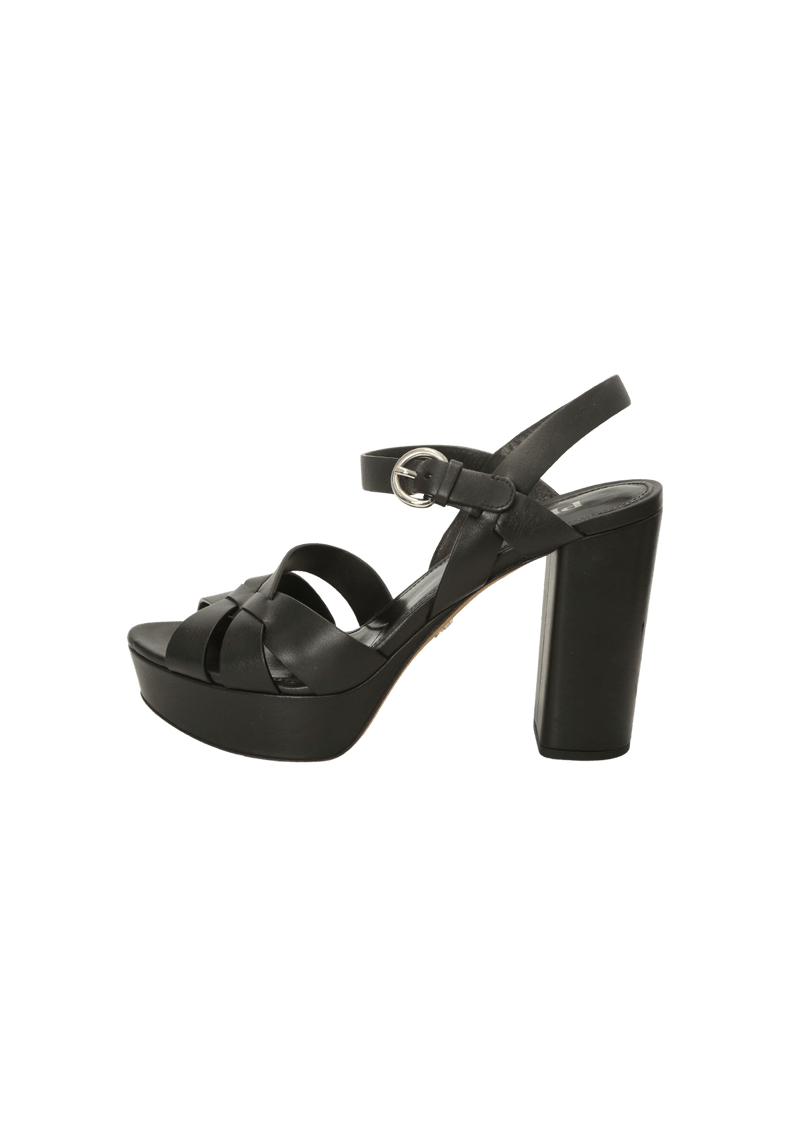 LEATHER SLINGBACK PUMPS 36.5