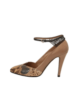 SNAKESKIN PUMPS 35.5