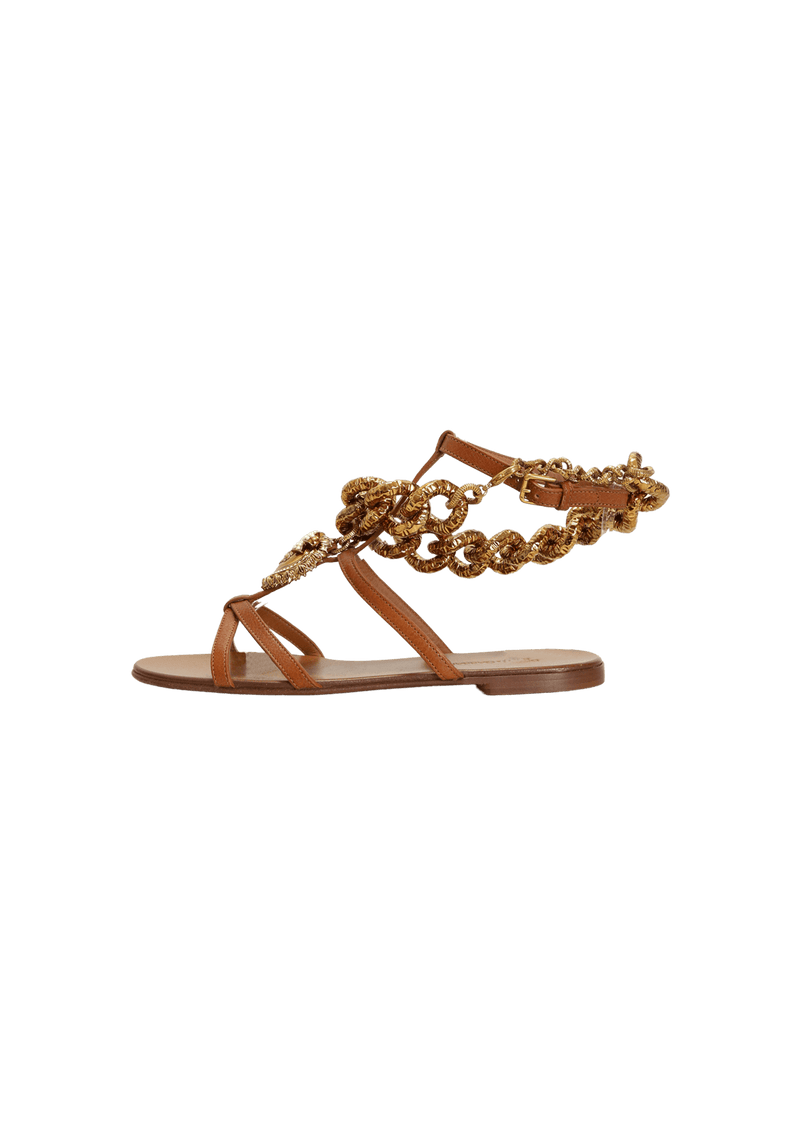 DEVOTION CHAIN SANDALS 35