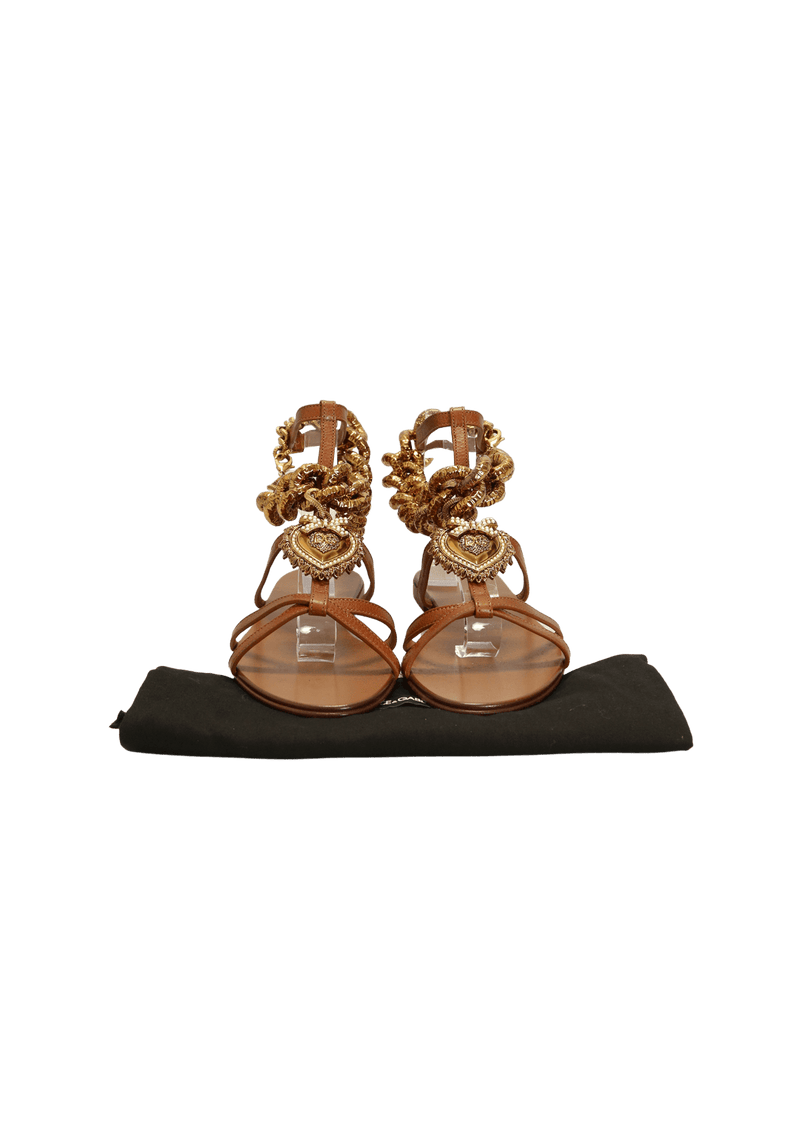 DEVOTION CHAIN SANDALS 35