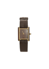 VINTAGE TANK ROSEWOOD 25MM WATCH