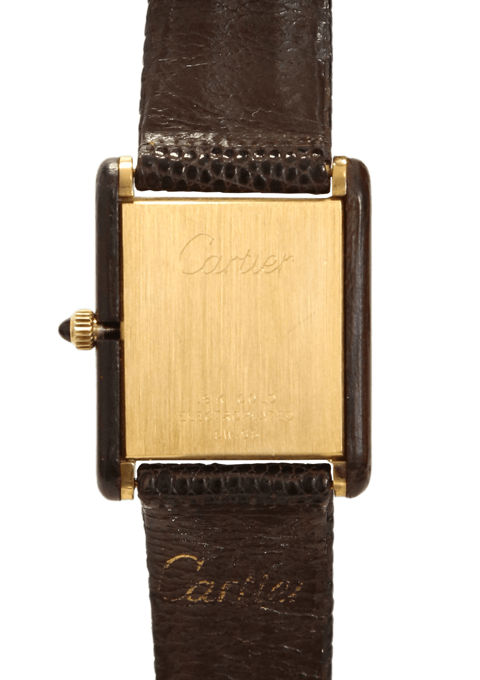 VINTAGE TANK ROSEWOOD 25MM WATCH