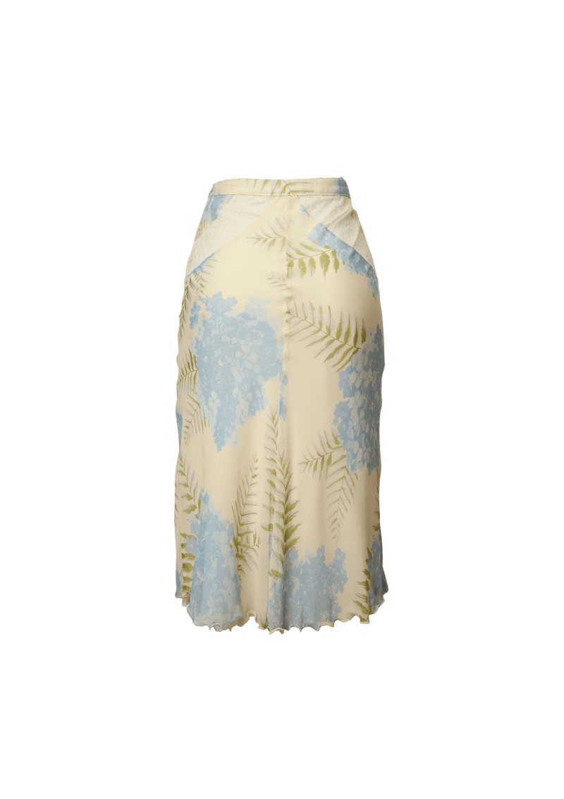 FLORAL PRINT SKIRT 38