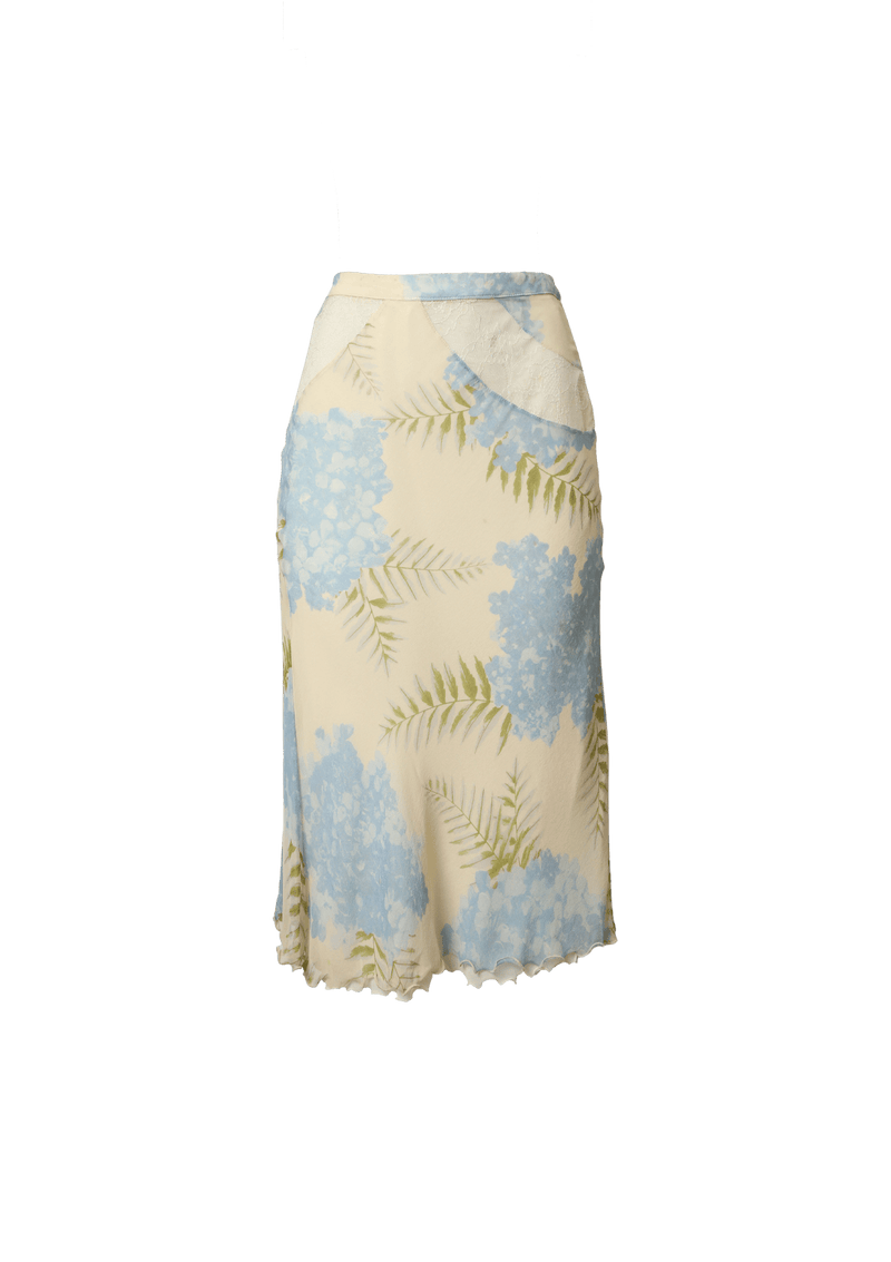 FLORAL PRINT SKIRT 38