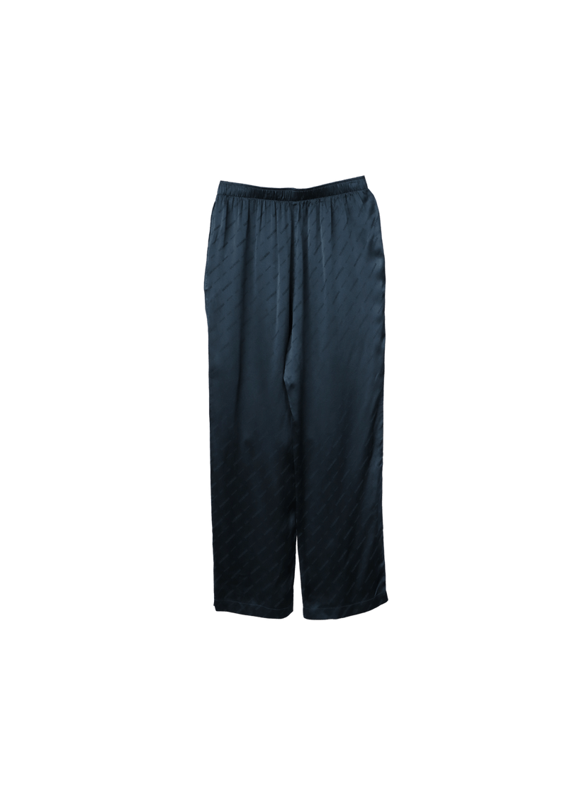 LOGO SILK PANTS 36