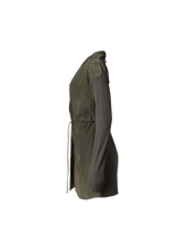 WOOL LEATHER CAPE G