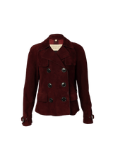 40-50s BURBERRYS PARIS suede jacketフランス製 ROUPA BURBERRY BRIT SUEDE JACKET VINHO 40 ORIGINAL – Gringa