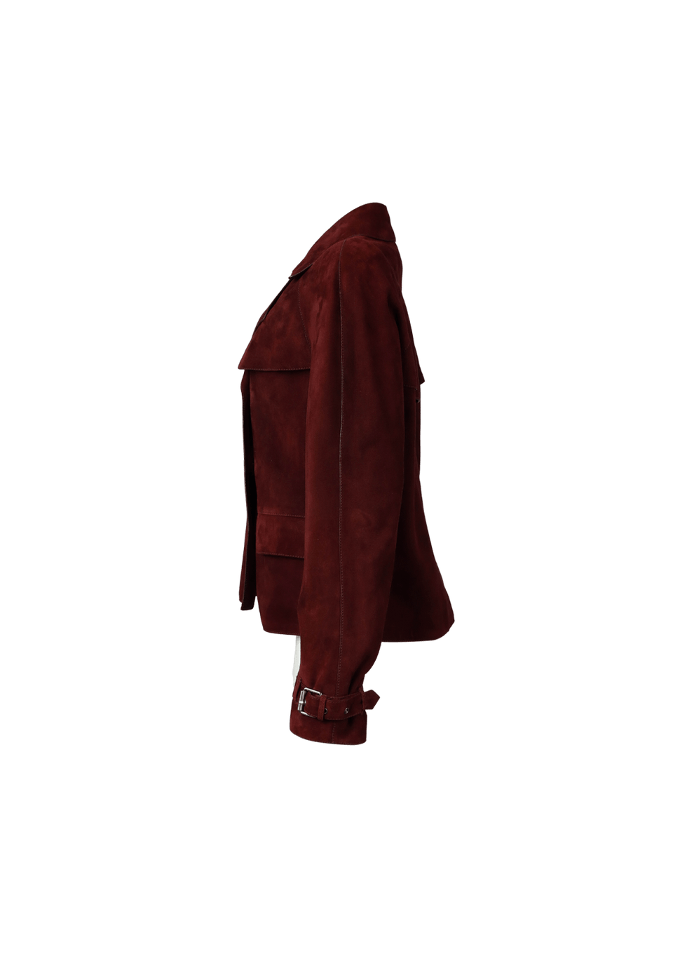 ROUPA BURBERRY BRIT SUEDE JACKET VINHO 40 ORIGINAL – Gringa