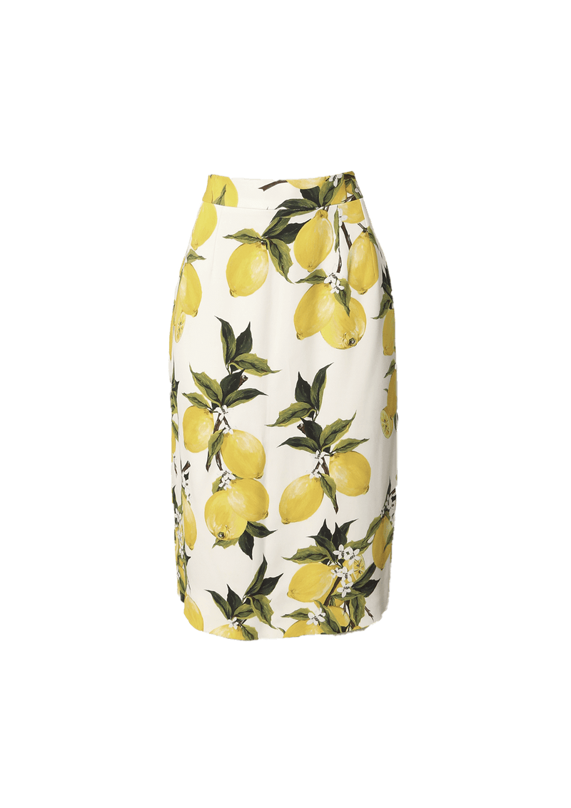 Dolce and outlet gabbana lemon skirt