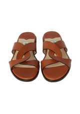 LEATHER SLIDES 36.5