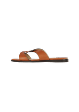 LEATHER SLIDES 36.5