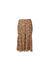 FLORAL PRINTED SKIRT 40