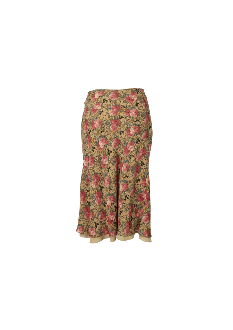 FLORAL PRINTED SKIRT 40