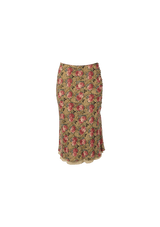 FLORAL PRINTED SKIRT 40