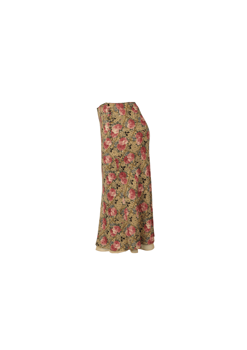 FLORAL PRINTED SKIRT 40