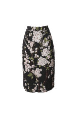 FLORAL PRINT SKIRT 40
