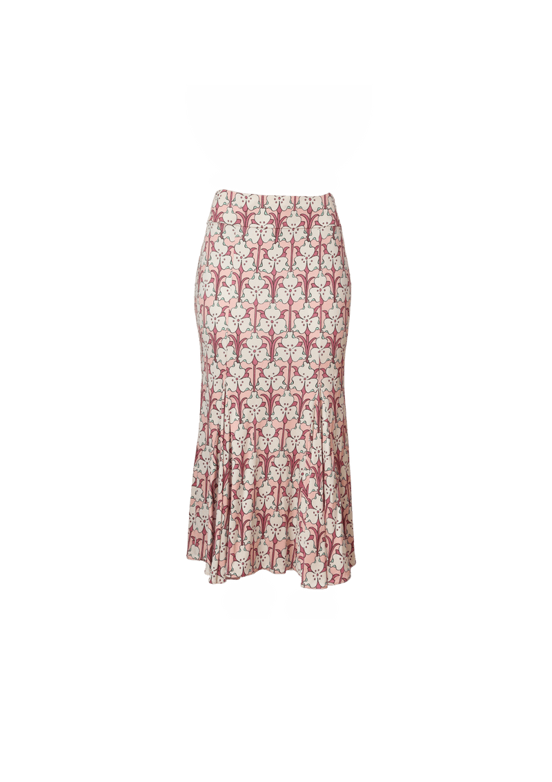 FLORAL MIDI SKIRT 38