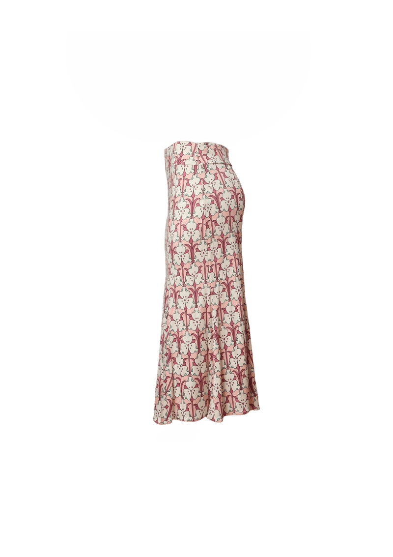 FLORAL MIDI SKIRT 38