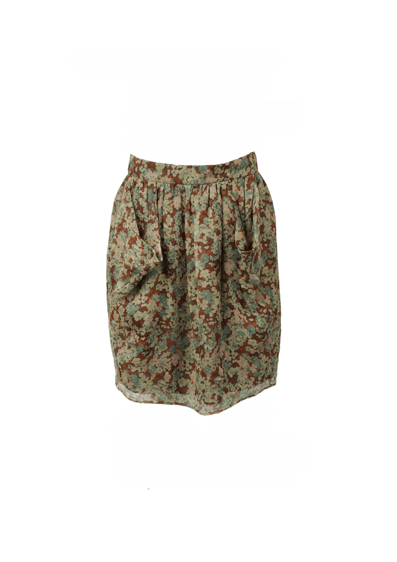 FLORAL MINI SKIRT 36