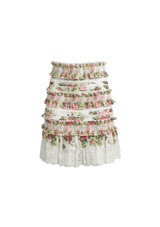 FLORAL MINI SKIRT P