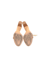 CLARITA BLOCK 90 LEATHER SANDALS 39