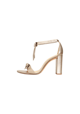 CLARITA BLOCK 90 LEATHER SANDALS 39