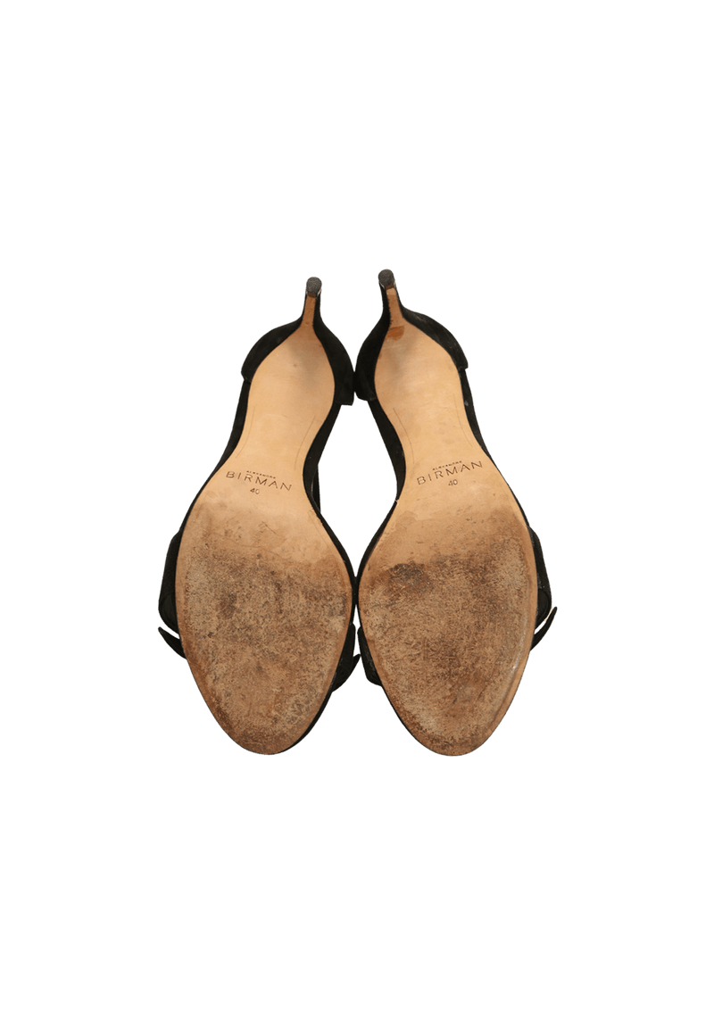 SUEDE CLARITA 90 SANDALS 38