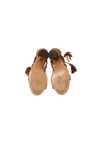 SUEDE TASSEL SANDALS 34