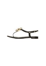 CAMELLIA T-STRAP SANDALS 35.5