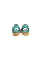 CC CORD QUILTED SANDALS 35