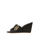 CC LOGO WEDGE SANDALS 38