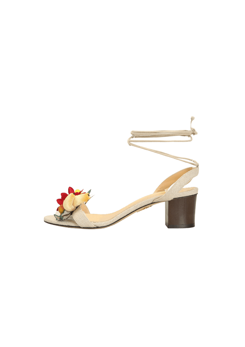 ANKLE WRAP FRUITS SANDALS 37