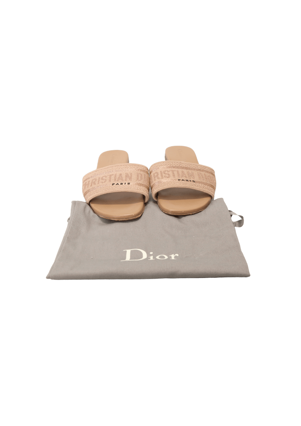 SANDÁLIA CHRISTIAN DIOR DWAY SLIDES 35 ROSA ORIGINAL – Gringa