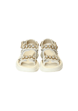 AGURU CRYSTAL SANDALS 37