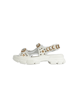 AGURU CRYSTAL SANDALS 38.5